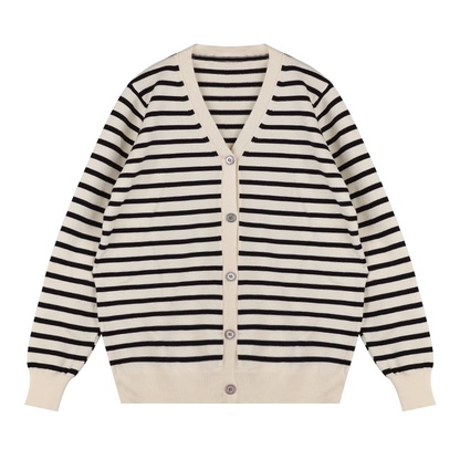 black and white striped sweater YM761