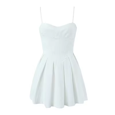 A-line White Party Dress YM727