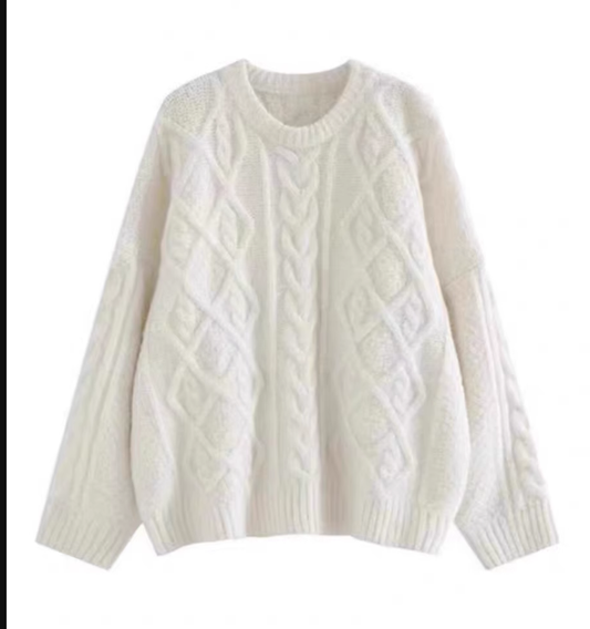 women's fall and winter twist sweater YM576