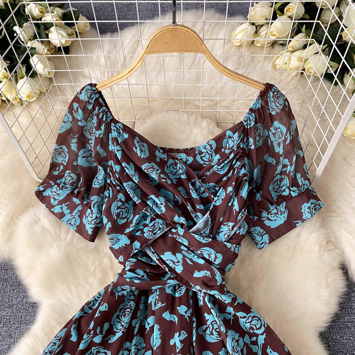 women's summer floral dress YM1113