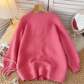 Sweet Color Button Sweater Jacket Knit Cardigan YM1575