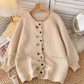 Sweet Color Button Sweater Jacket Knit Cardigan YM1575