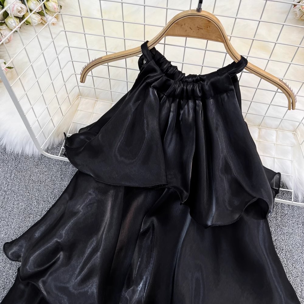 A-line Halter Neck Tutu Dress, YM267