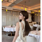 Classy Floral Lace Backless Party Dress Evening Dress YM1660