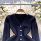 Winter knitted cardigan age-reducing versatile sweater for women YM1577