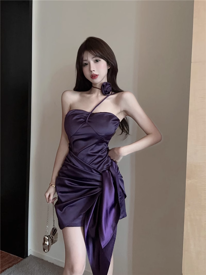 Sexy Purple Party Dress  YM1228