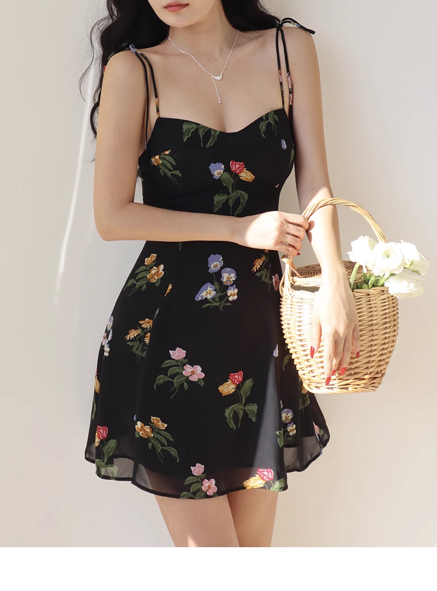 floral short dress YM1303