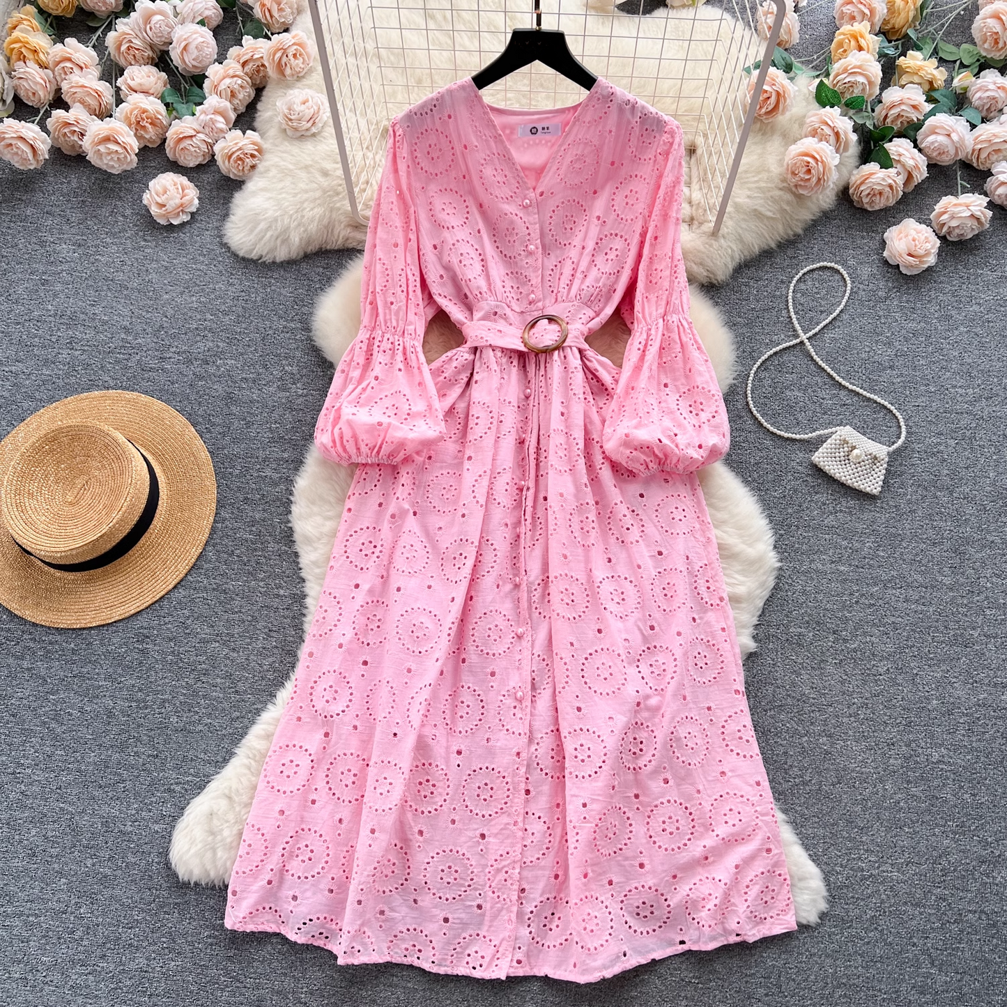 women's autumn lace dress YM548