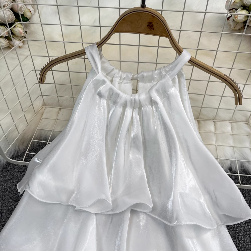 A-line Halter Neck Tutu Dress, YM267