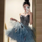 Gorgeous Birthday Short Dress Tulle Strapless Princess Dress YM1661