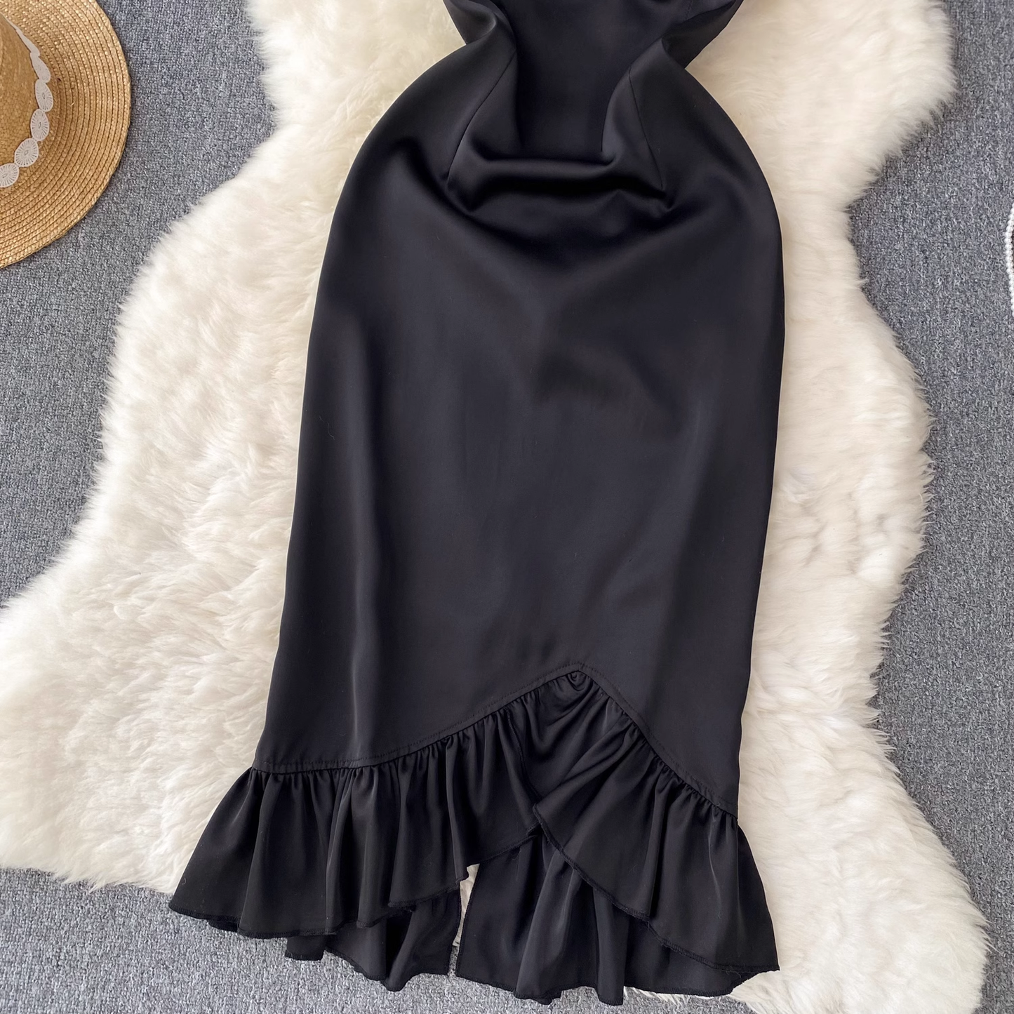 Fashion Black Summer Dress ,YM164