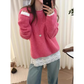 Raspberry Pink High-grade Soft Sweater For Women In Winter YM1838