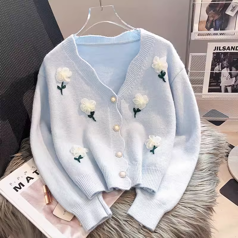 women's knitted cardigan sweater coat YM368