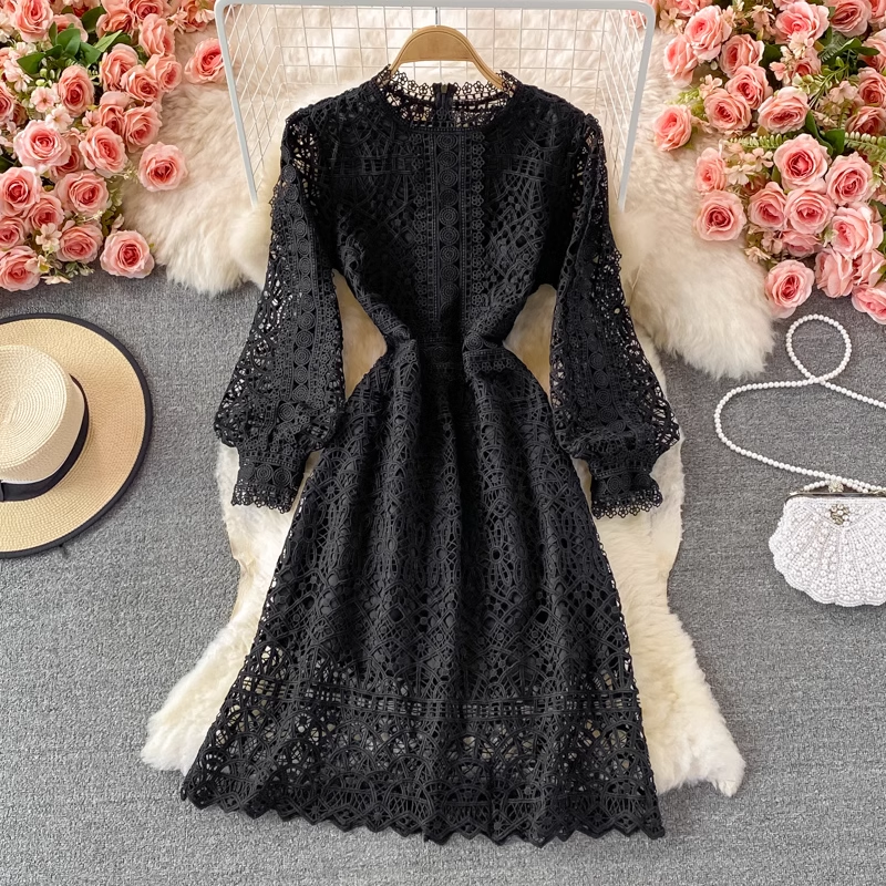 Cutout Lace Dress , YM205