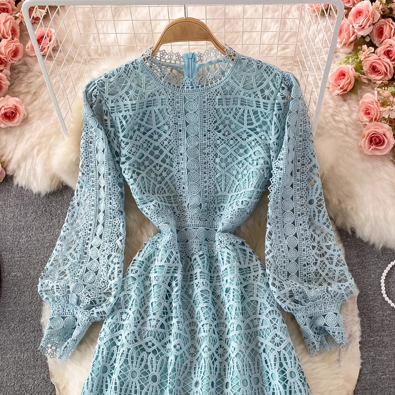 Cutout Lace Dress , YM205