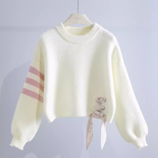 Loose and slouchy knitted sweater YM676