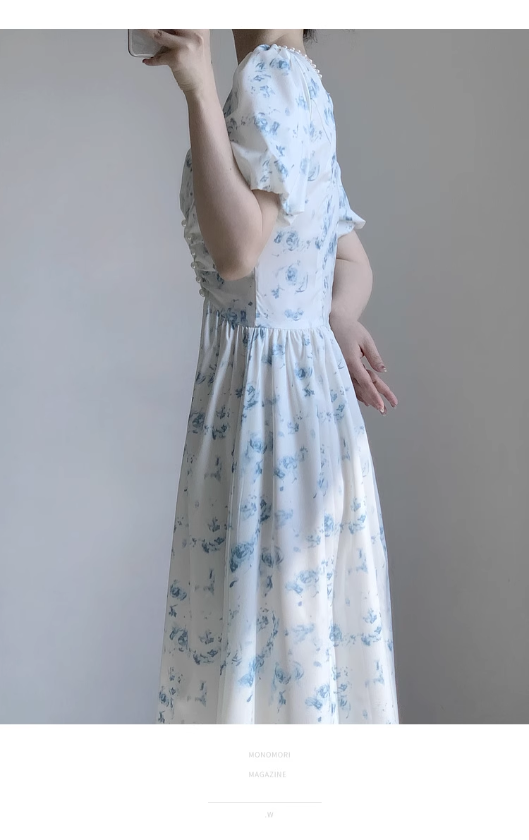 A-line Chiffon Summer Dress YM1111