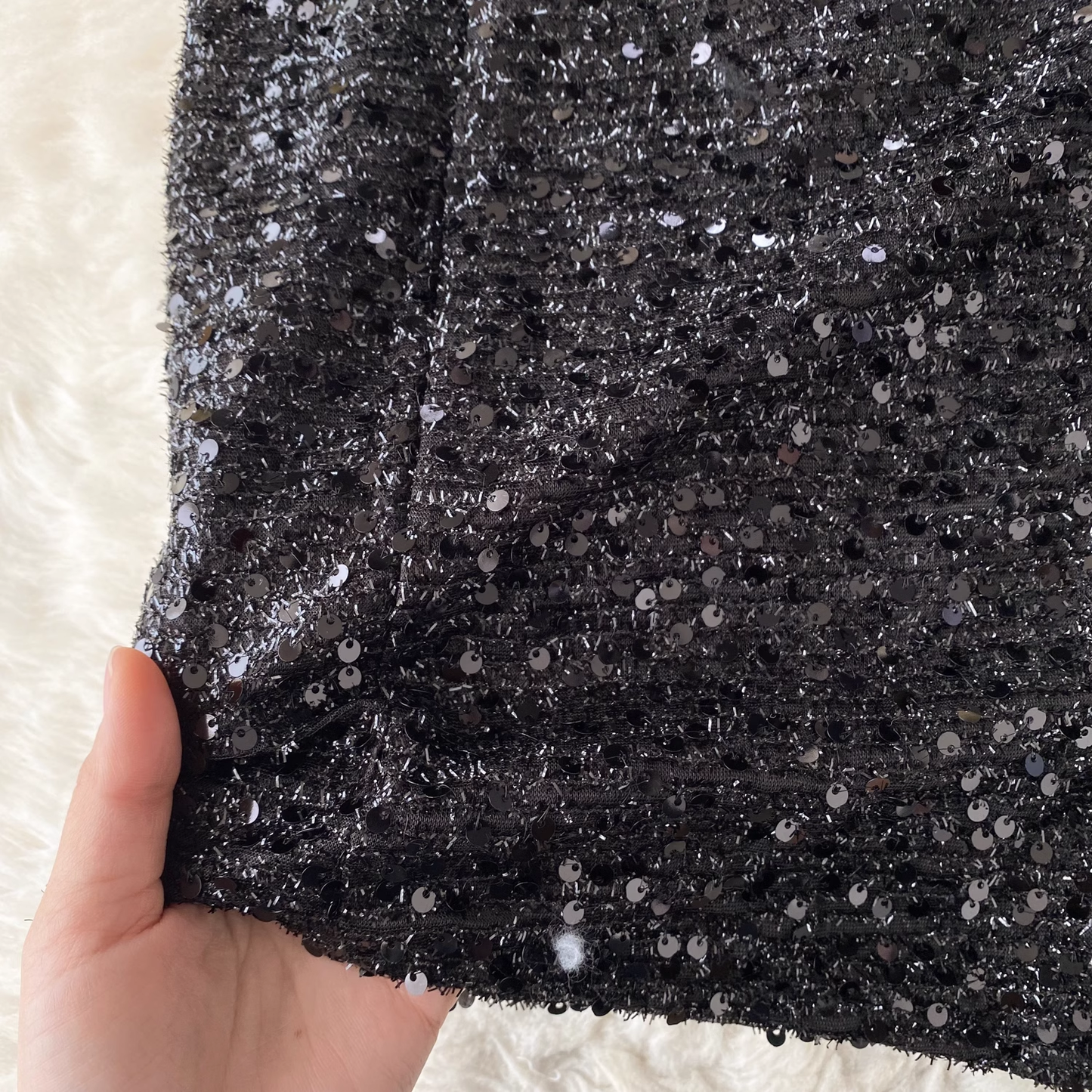 Sexy Black Sequins Dress ,YM157