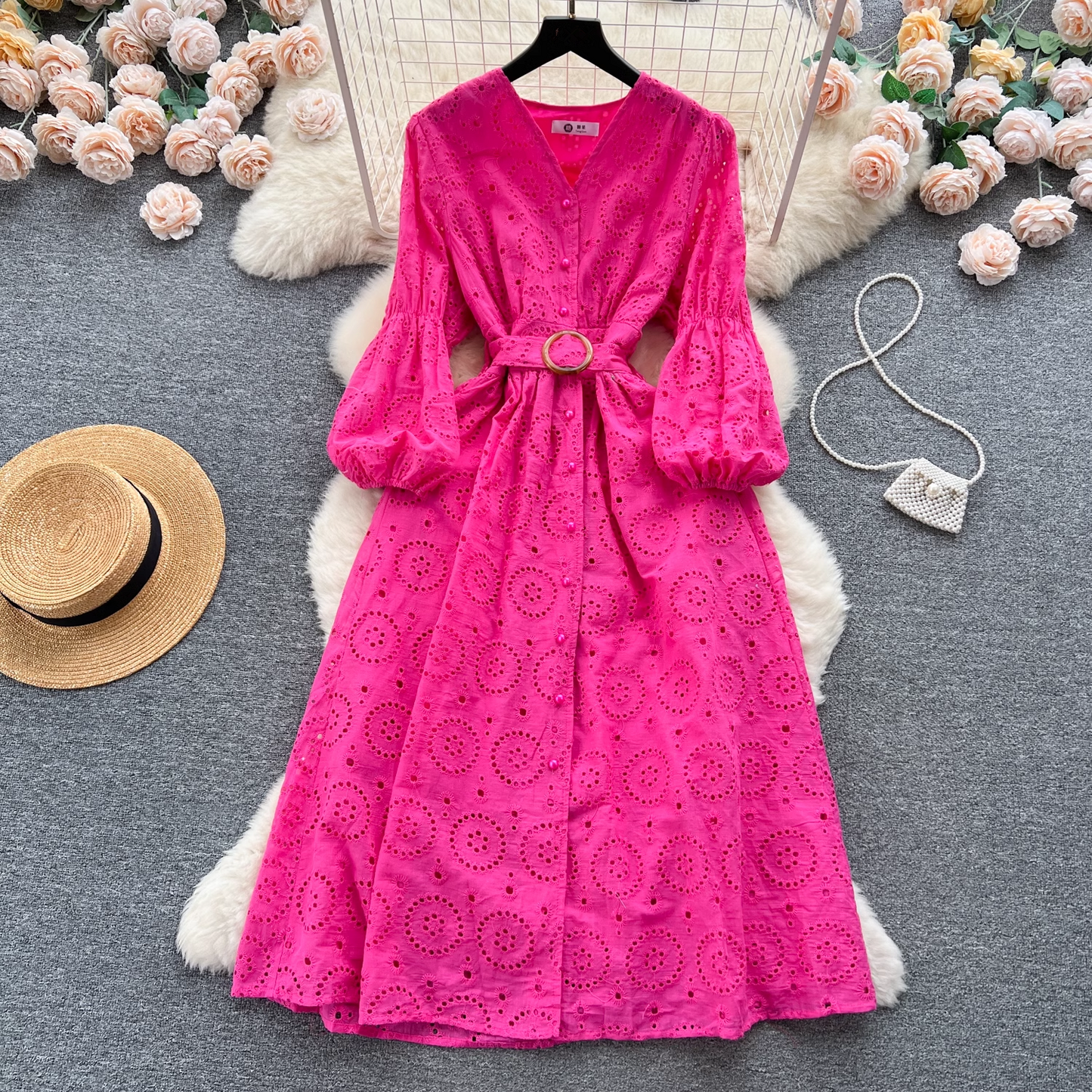 women's autumn lace dress YM548