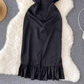 Fashion Black Summer Dress ,YM164