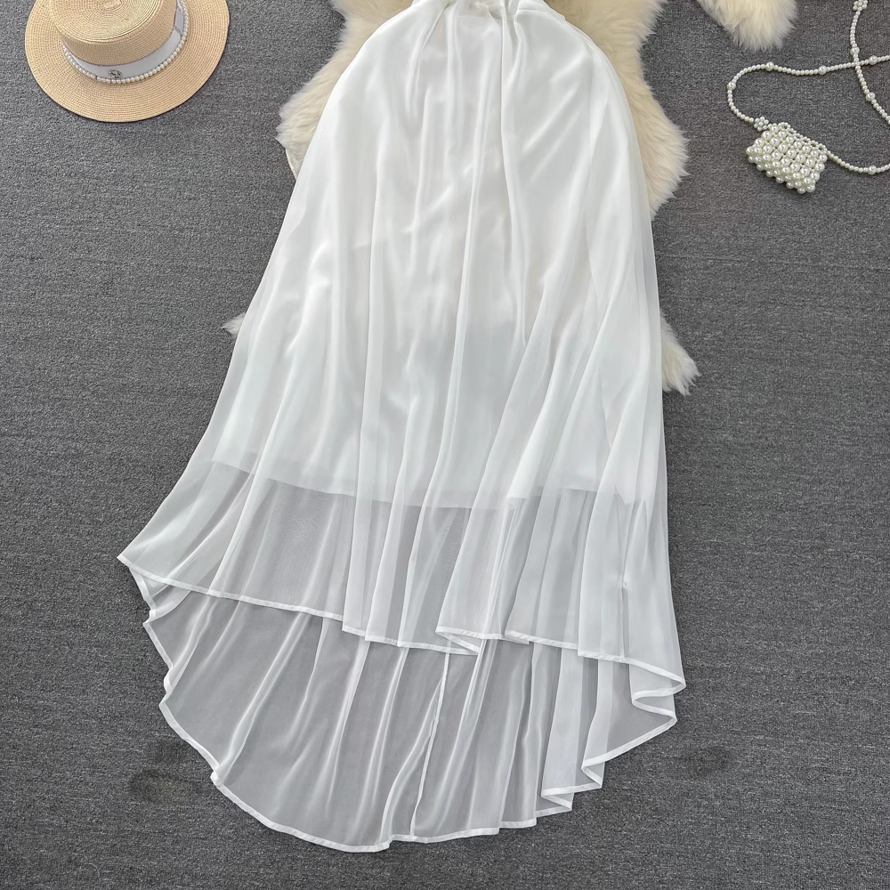 A-line chiffon dress YM938