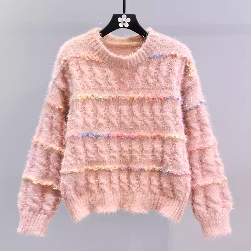 women's striped sweater YM658