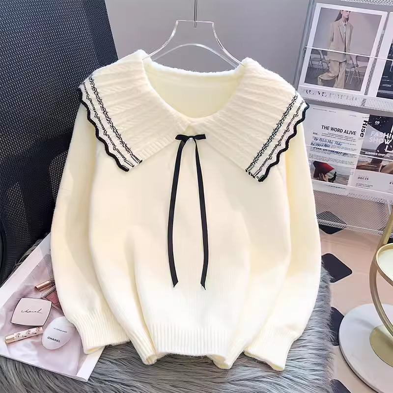 women's beige sweater YM367