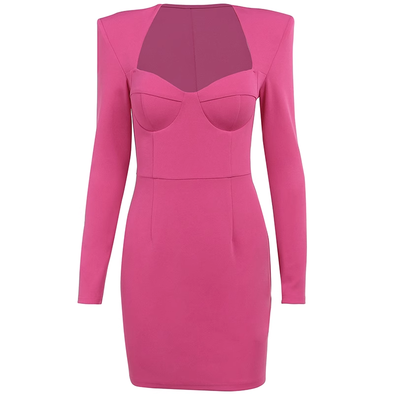 Sexy Long Sleeves Bodycon Dress  YM740