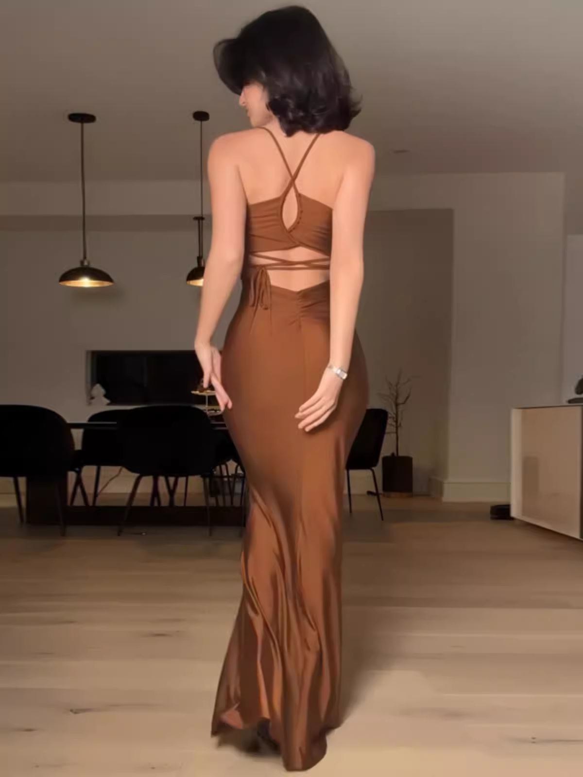 Sexy Long Bodycon Dress  YM1331