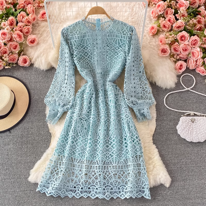 Cutout Lace Dress , YM205