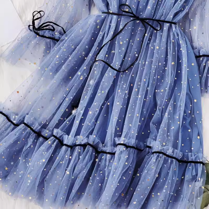 A-line tulle dress fashion dress ,YM98