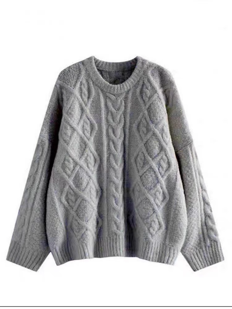 women's fall and winter twist sweater YM576