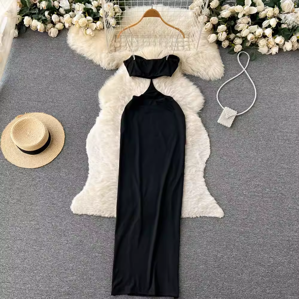 Holiday Style Sexy Maxi Dress,YM95