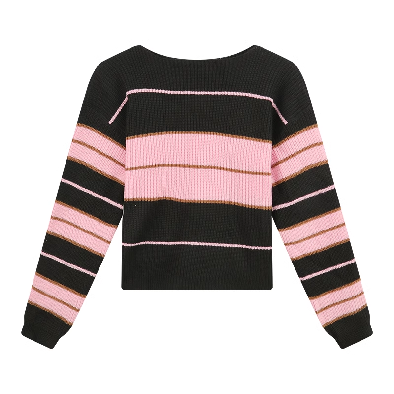 women's autumn striped long sleeve sweater YM502