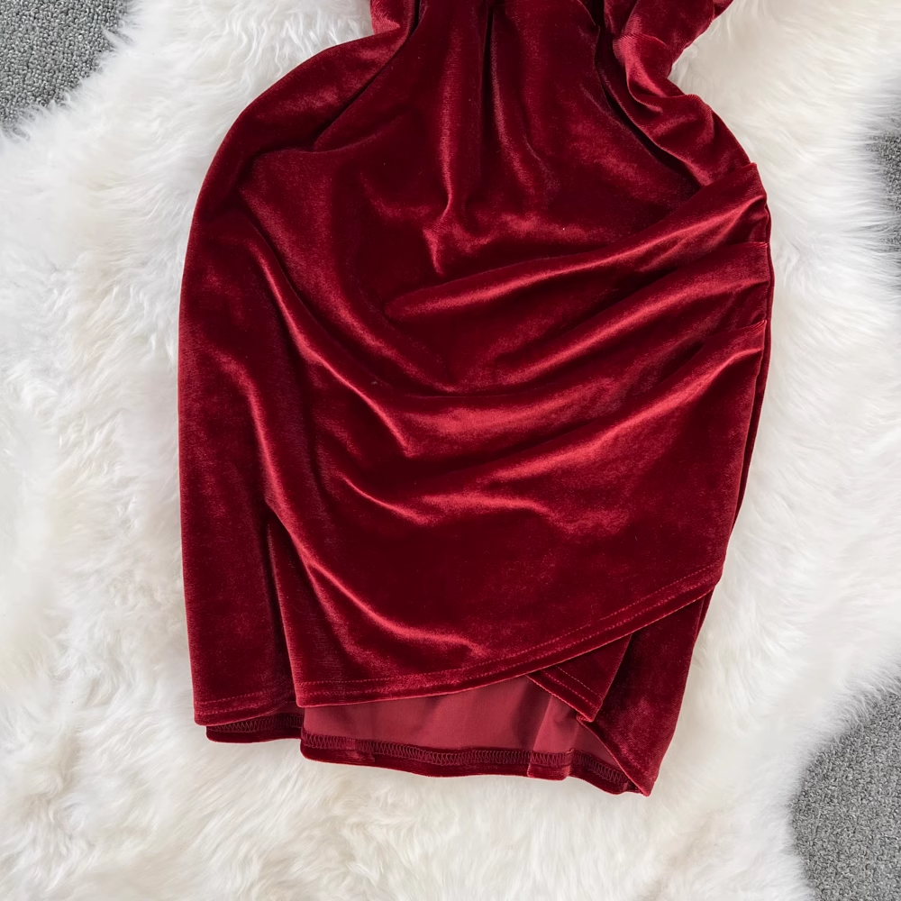 Sexy Velvet Bodycon Dress, YM237