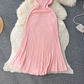 Retro suspender dress women's casual dress YM311