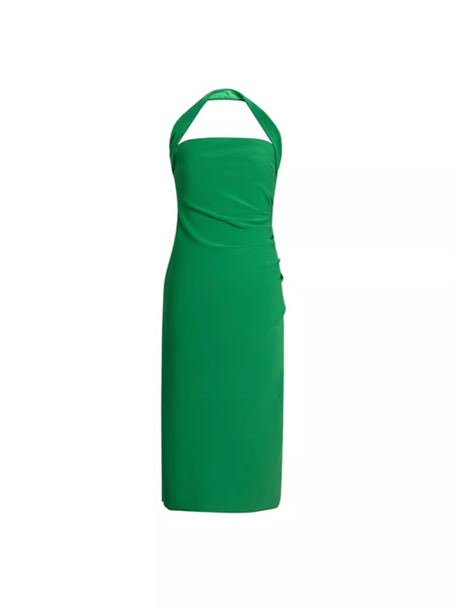 women's backless halter neck dress YM1528