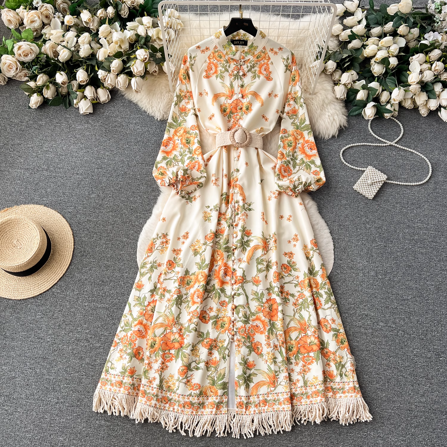 women's autumn palace style dress YM568