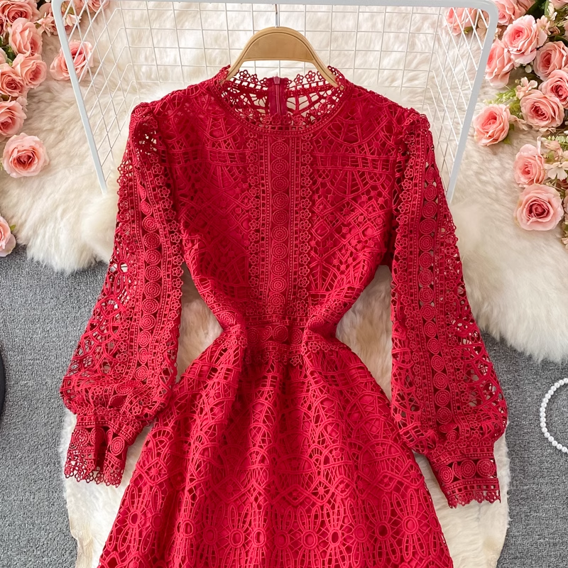 Cutout Lace Dress , YM205