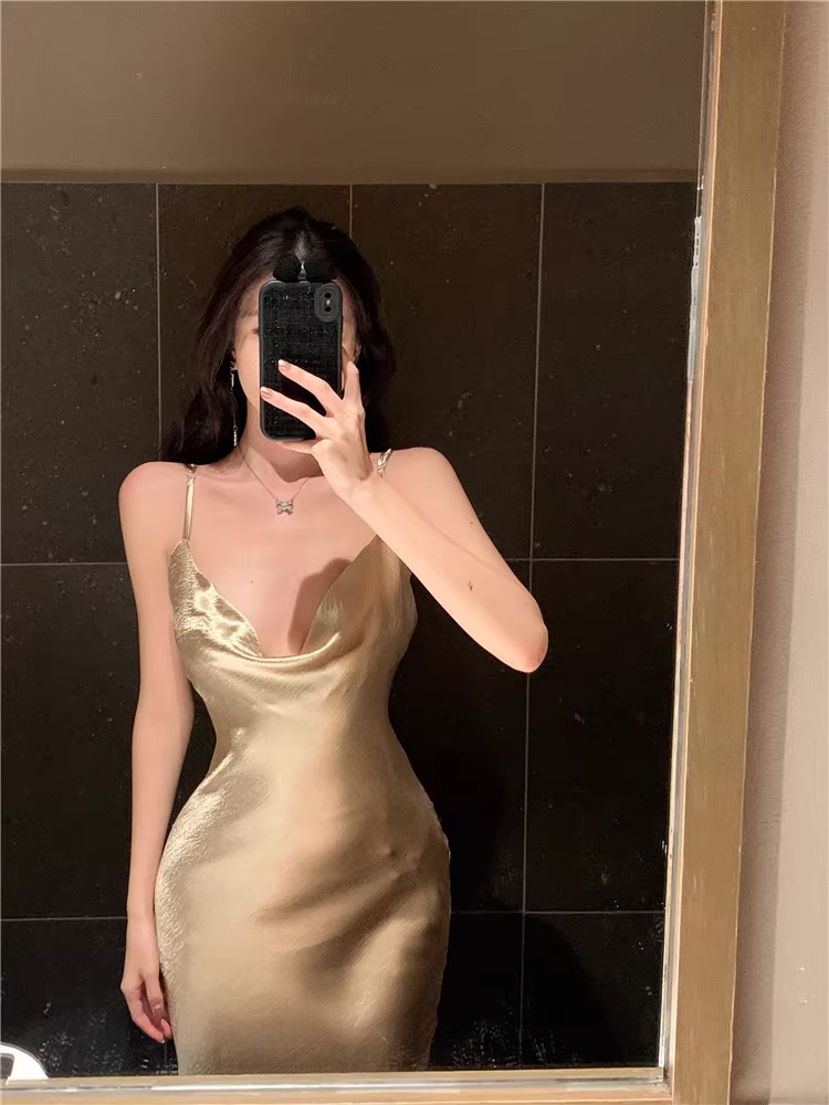 Sexy Spaghetti Straps Birthday Dress  YM1233