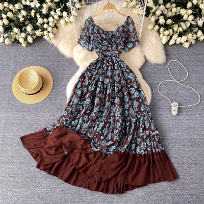 women's summer floral dress YM1113