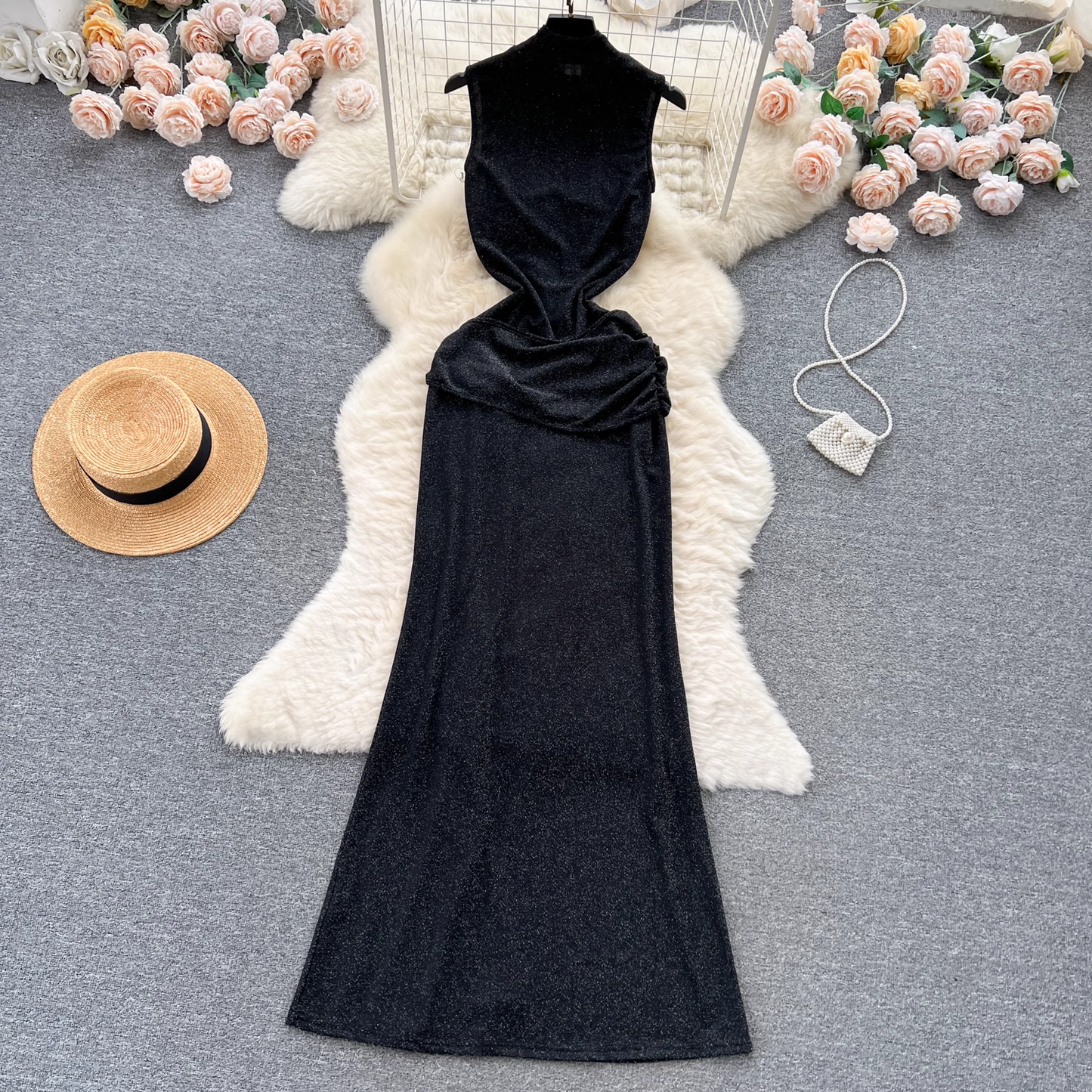 Black Summer Dress YM614