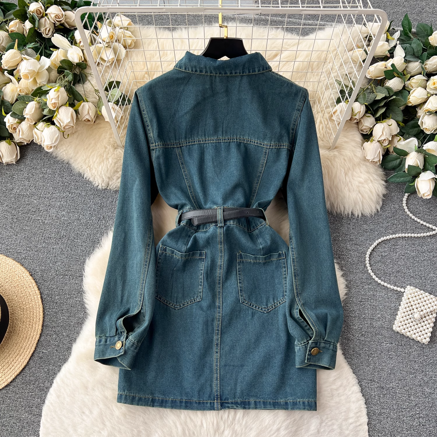 women's autumn denim dress YM507