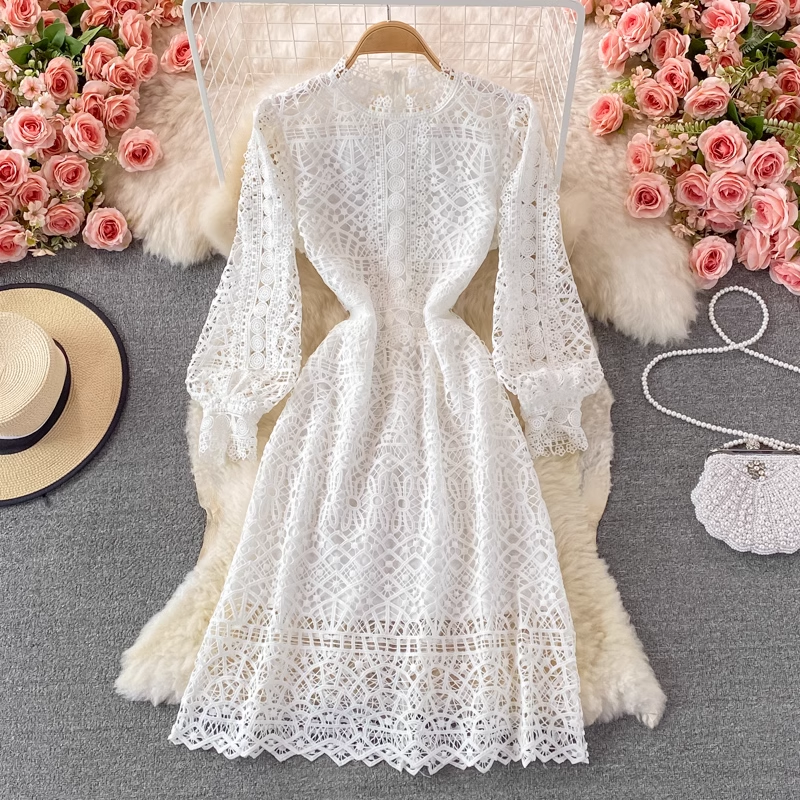 Cutout Lace Dress , YM205