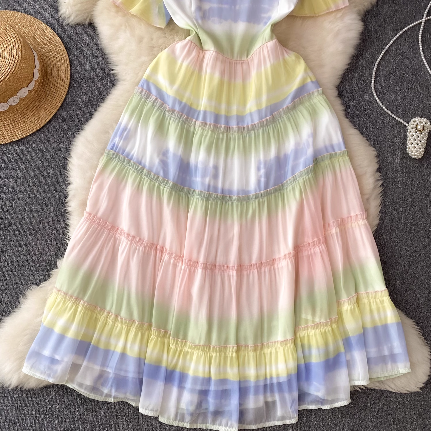 women's summer chiffon dress , YM170