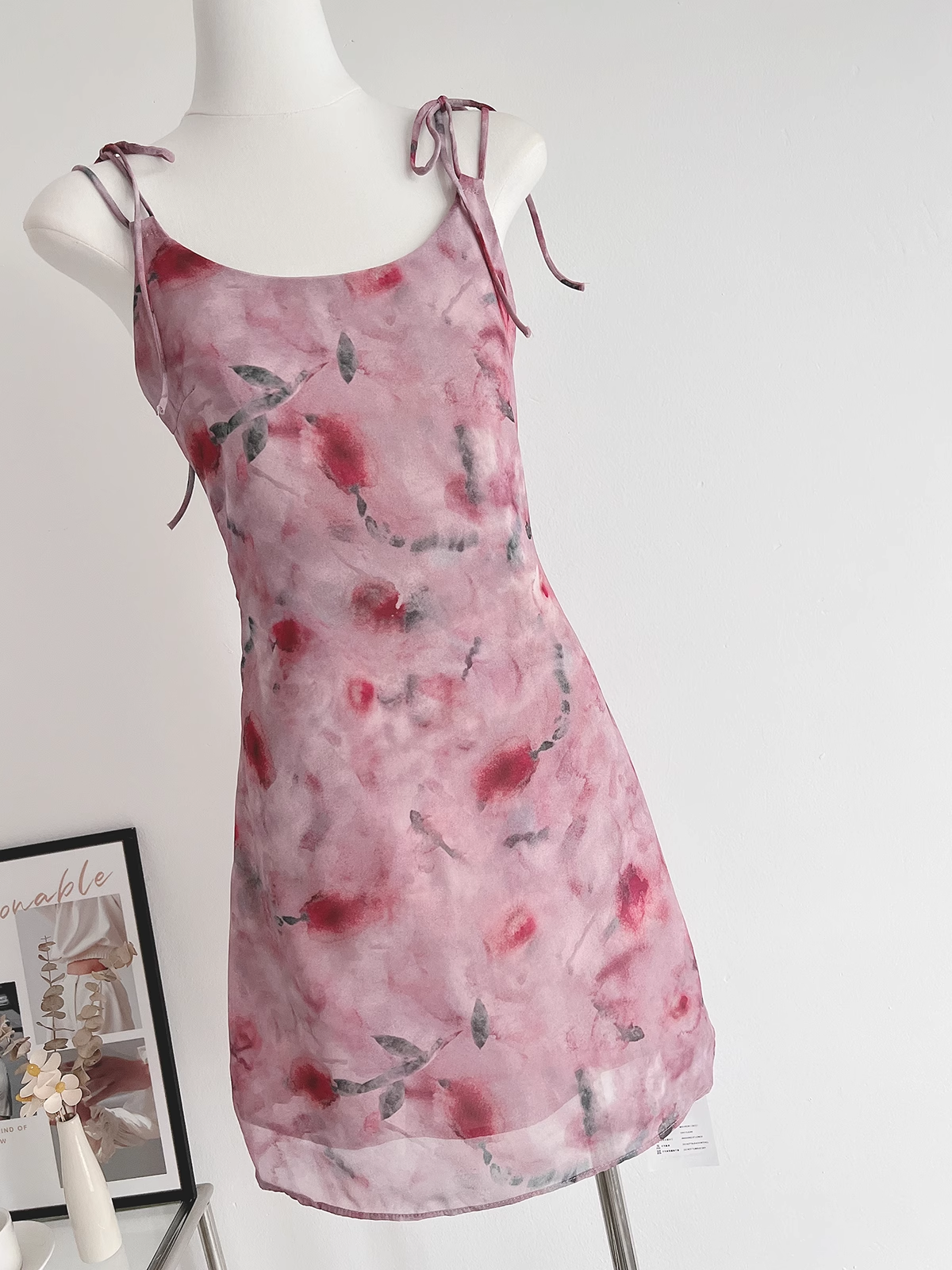 floral summer suspender skirt YM458