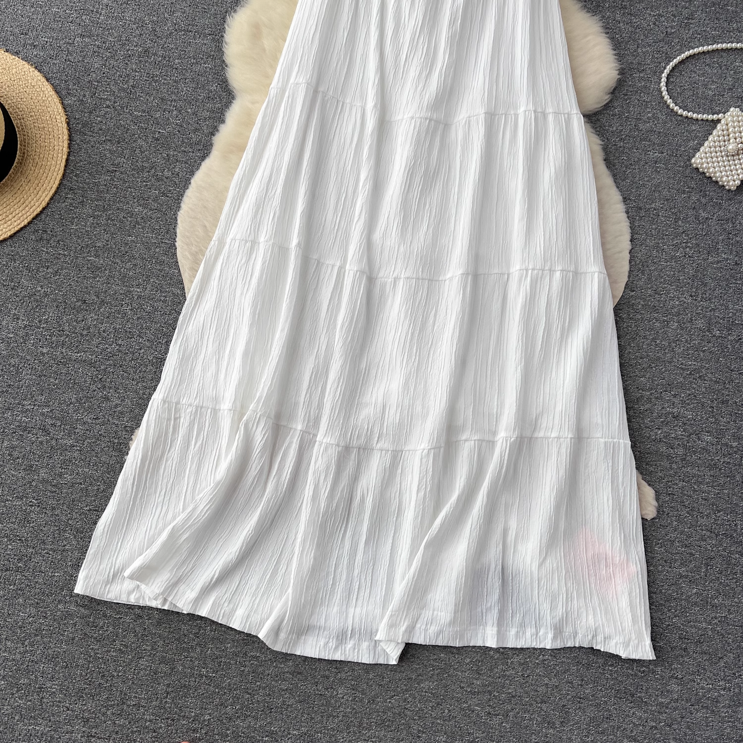 Summer Seaside Holiday Style Hollow Backless Maxi Dress ,YM152