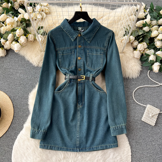 women's autumn denim dress YM507