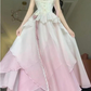 Fairy Ombre Pink Chiffon Dress Prom Dress Birthday Outfits  YM1730