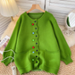 Sweet Color Button Sweater Jacket Knit Cardigan YM1575